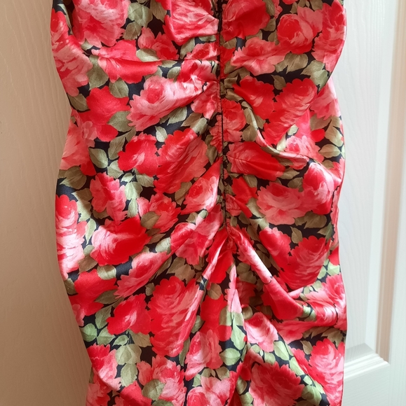 MADELINE Red Black Roses Mini Dress 🍋 For Love and Lemons x VS ❤️ RARE - Picture 8 of 14